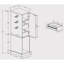 Armoire de rangement pour console de jeu 44,49 "avec 2 tiroirs intégrés et 3 plaques de cuisson