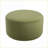 Ottoman Modern Round Velvet 16” H x 30” W Extra Seat Side Table Footrest | Olive Green | Velvet