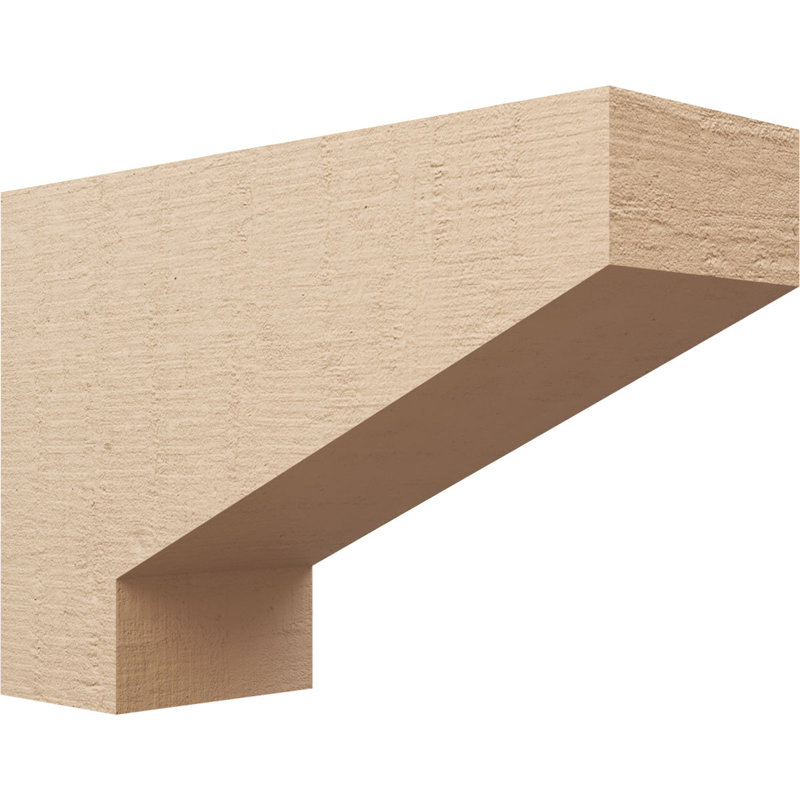 Bois de cèdre brut Clemmons TimberThane Corbel, apprêté brun clair, H 24 po x l 12 po x P 36 po