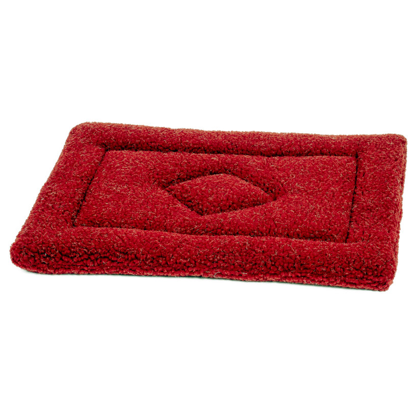 Orthopedic Pet Bed, Red, 69cm W x 40cm D x 5cm H