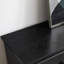 Commode moderne pour chambre à coucher 6 - Bois noir avec tiroirs spacieux à l'intérieur
