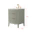 Meuble-lavabo simple 24 po avec plateau en pierre reconstituée Bilroy-770367735