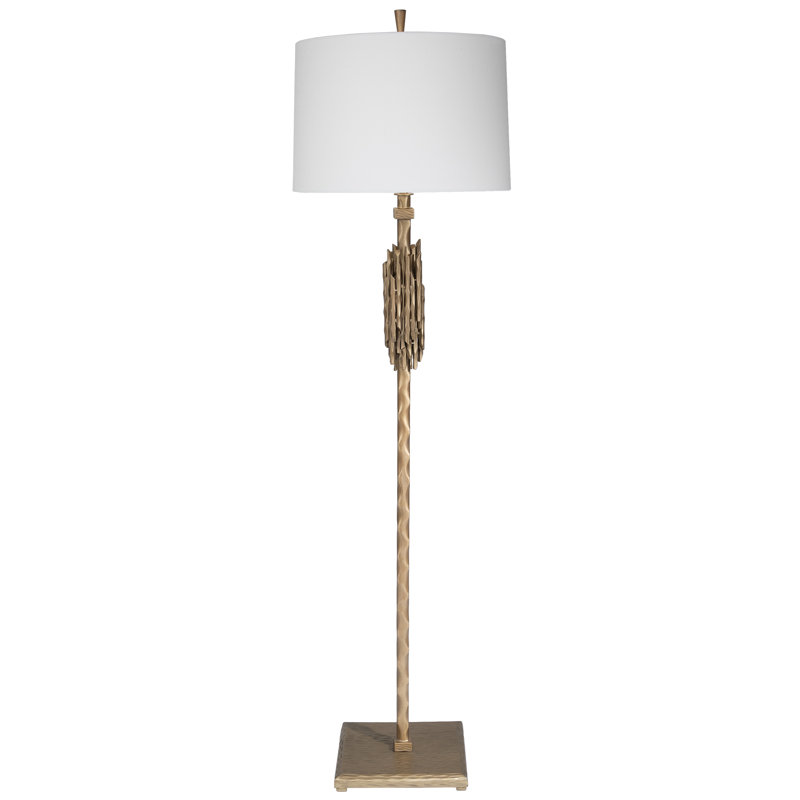 Frozen Floor Lamp, Gilded Iron