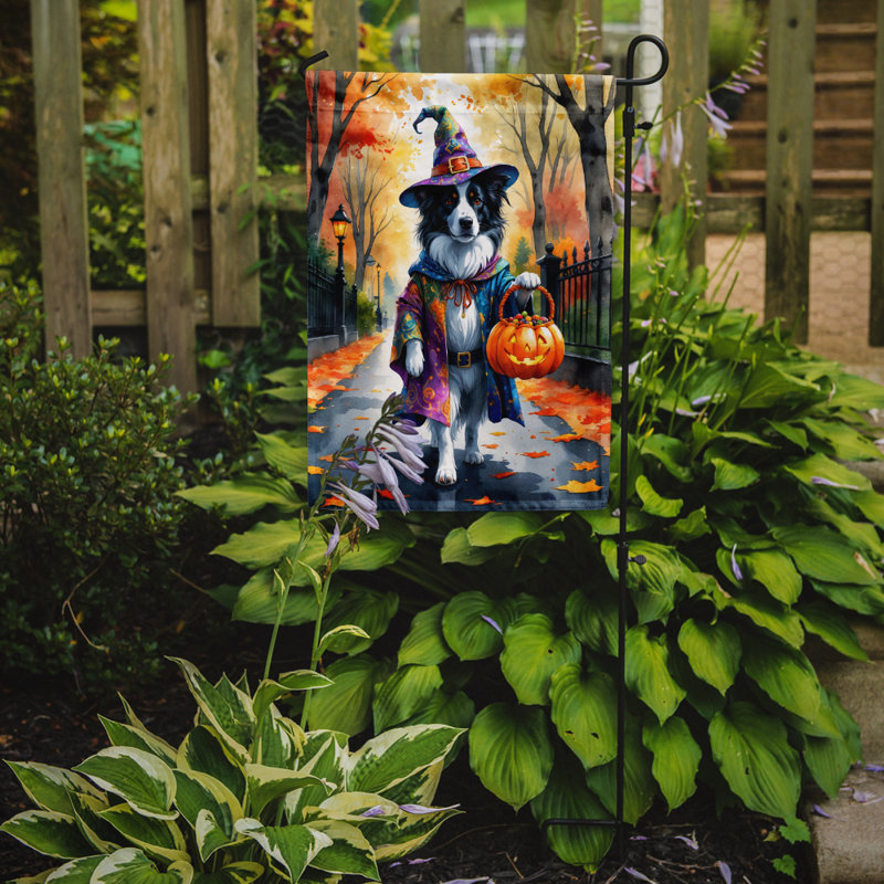 Drapeau du jardin Mastiff, Border collie