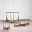 Elegance 39.96'' W Glass Console Table