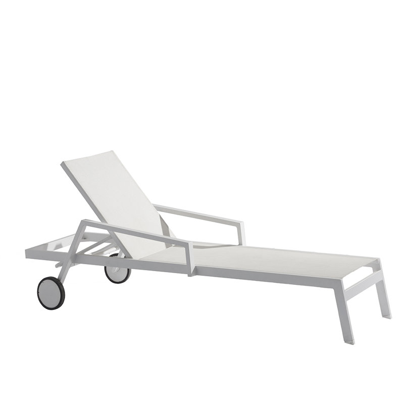 Bondi Outdoor Chaise Lounge, White