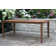 Fleur 7 - Person Wood Patio Dining Set with Rectangular Table