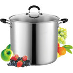 Cook N Home Professional Stainless Steel Stockpot with Lid