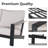 Perci Aluminum Sunbrella Conversation Set with Sintered Stone Coffee Table-1075204895