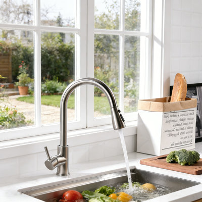 Robinet de cuisine sans contact avec évier de cuisine Touchless