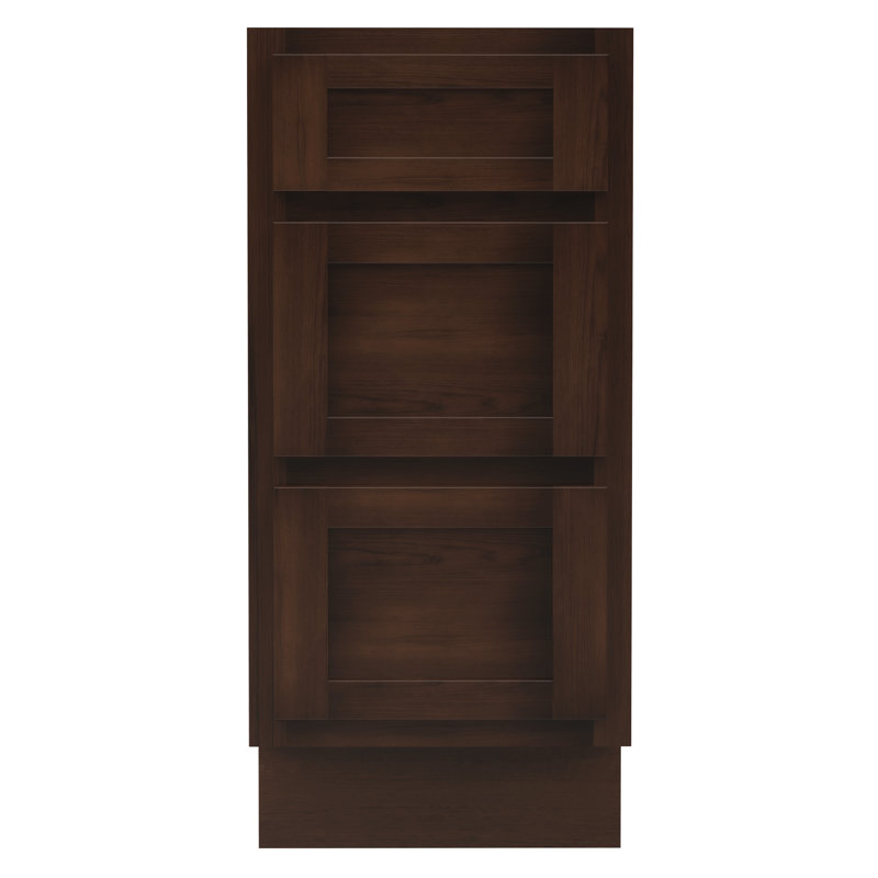 15'' Single Bathroom Vanity Base Only, Brown
