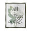 «Floral All Is Well», phrase encadrée sur bois par Lil 'Rue, impression-480350245-480350246