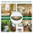 21.5" L Oval Glass Bathroom Sink Vessel Sink with Pop-Up Drain-119283352