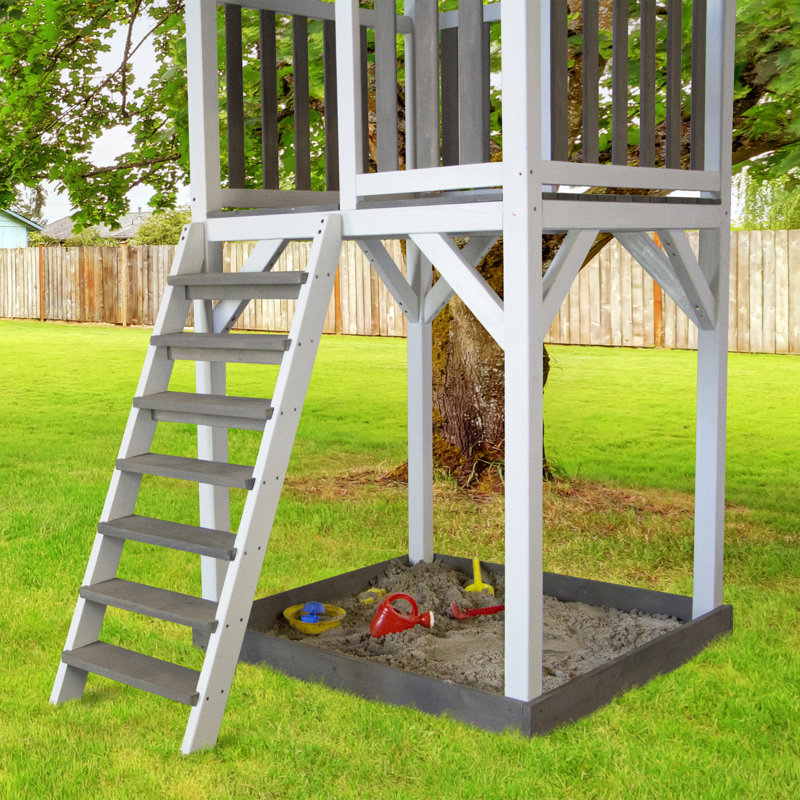 AXI 270.4cm W Wood Climber, Grey