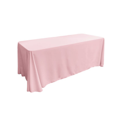 Fisher Rectangular Stain-Resistant Polyester Tablecloth