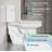 Tornado Flush Two-Piece Toilet | Siphonic Side Press Single Flush