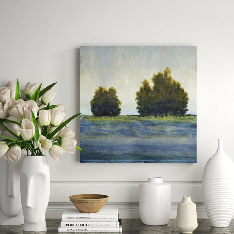 Quiet Reflection II Painting by Tania Bello, Outdoor, 30" H x 30" W x 1.5" D