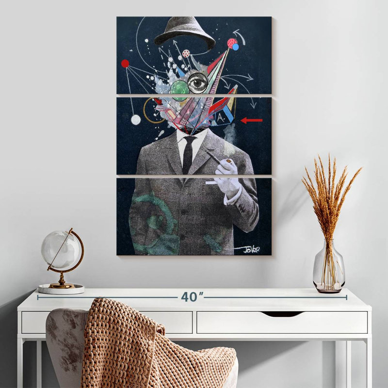 Allegorical Man, 32" H x 20" W