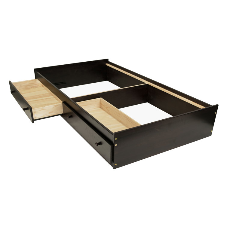 Wales Solid Wood Bookcase Storage Bed