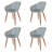 Anautica 8 - Person Wood Patio Dining Set with Rectangular Table