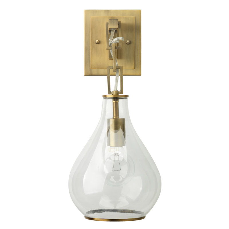 1 - Light Armed Sconce, Brass
