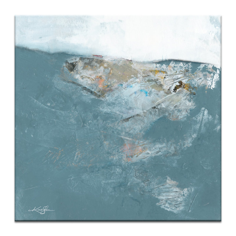Oliver Ayem - Painting on Canvas, 41cm H x 41cm W, Wrapped Canvas