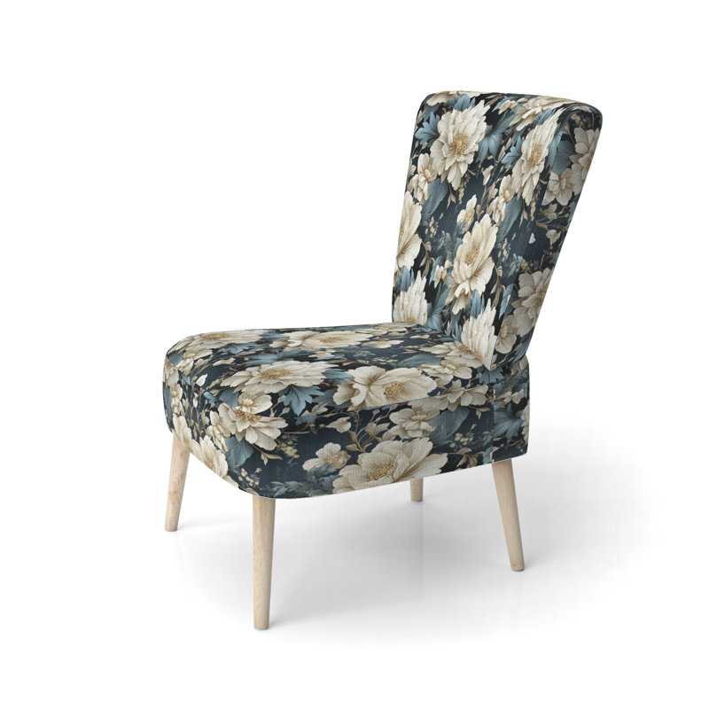Chaise d'appoint rembourrée Cottage A, Motif victorien splendeur urbaine IX