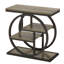 Table d'appoint industrielle à quatre niveaux avec structure en métal robuste et tablettes spacieuses pour l'organisation à la maison-1094992574
