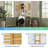 Bathroom Over The Toilet Storage Cabinet, 2 Door Bamboo Cabinet Organizer, Freestanding Space Saver Toilet Rack With Adjustable Inside Shelf And Open Shelf-958396593