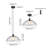 3 PCS Black Farmhouse Cage Pendant Light Vintage Modern Light-2142816308