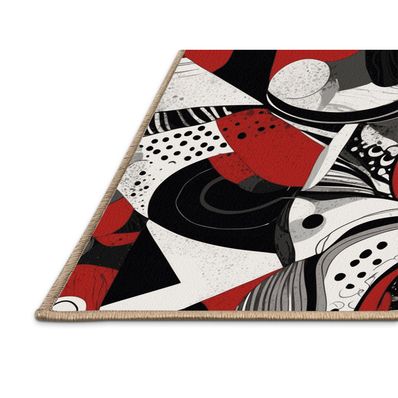 Tapis Obsidian Whisper, Rectangulaire 2 pi x 3 pi