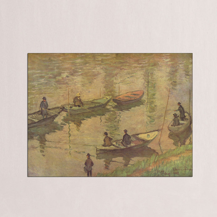 Claude Monet - Wrapped Canvas Painting, 60cm H x 80cm W x 1.8cm D