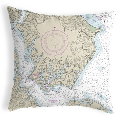 Outdoor Reversible Throw Pillow