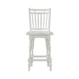 Colne Spindle Back Swivel Counter Height Chair