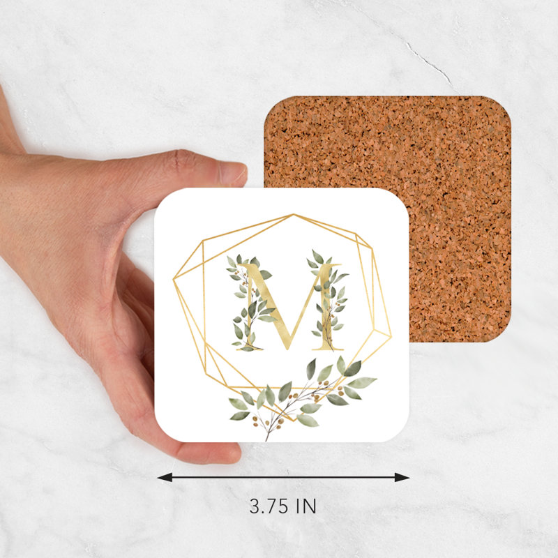 Sous-verres Café à monogramme, M