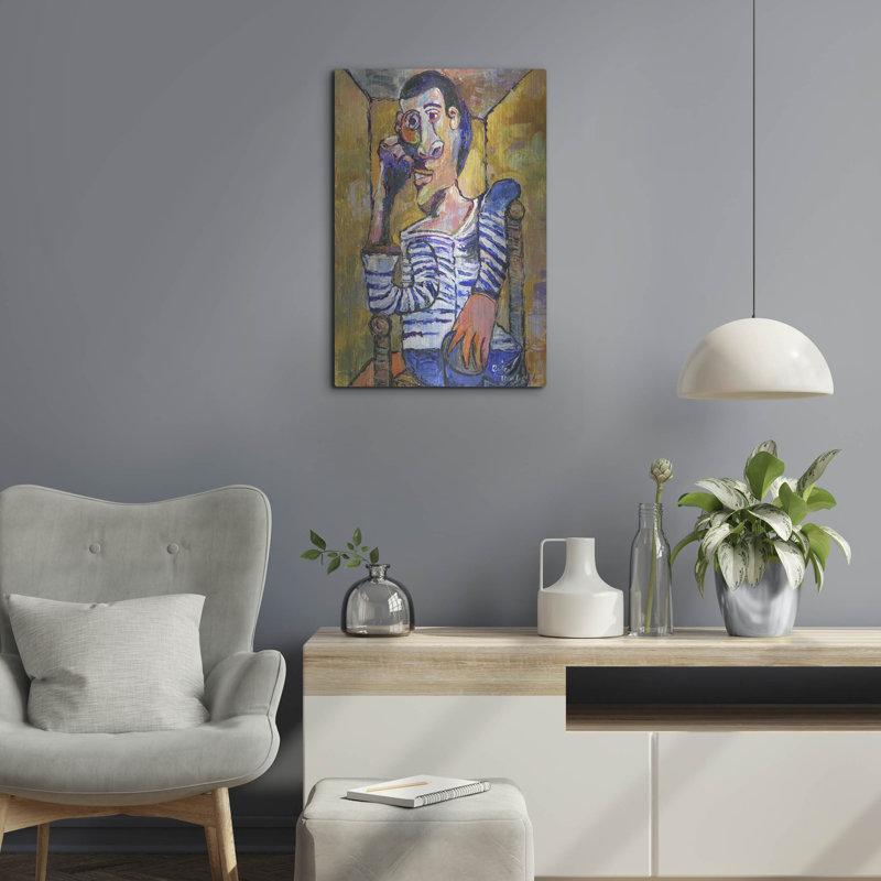 "Picasso" par Richard Wallich, H 24 po x l 16 po