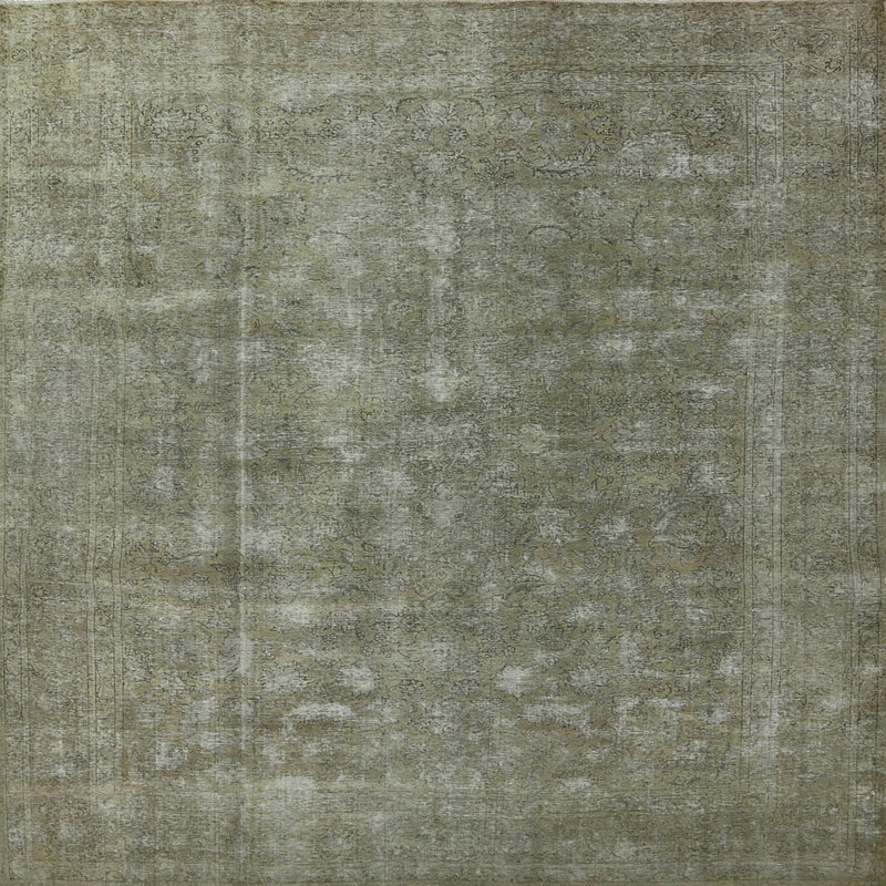 Tapis oriental gris, Carré 4 pi