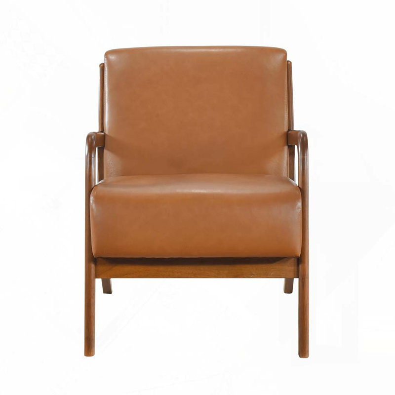 Fauteuil d'appoint en similicuir