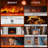 Abroms Recessed Wall Mounted Electric Fireplace-93045455