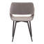 Chaise d'appoint rembourrée confortable, conception moderne pour la salle à manger