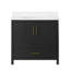 Meuble-lavabo simple avec plateau Austin 36