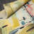 COLORWRKS Sunny Pastels Abstract Area Rug in Yellow-1136480