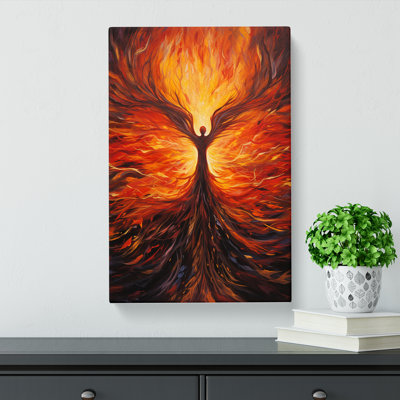 Phoenix Expressionism No.2 - Wrapped Canvas Print