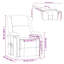 Fauteuil de massage Vidaxl en similicuir noir