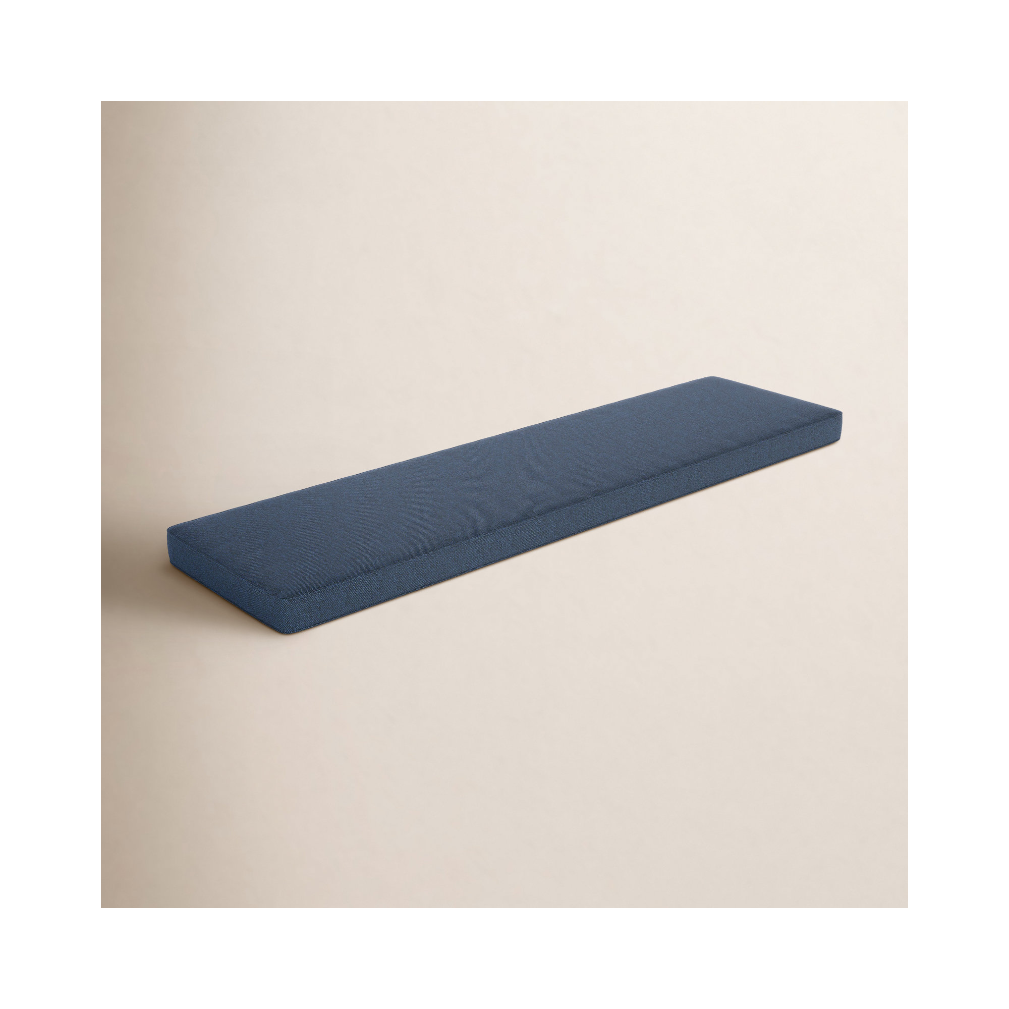 Indoor/Outdoor Sunbrella® Seat Cushion, 44" W x 18" D, Spectrum Indigo Sunbrella®