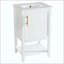Meuble-lavabo avec lavabo, armoire de salle de bain avec porte à fermeture douce, support de rangement et tablette ouverte (robinet non inclus)-1815745129