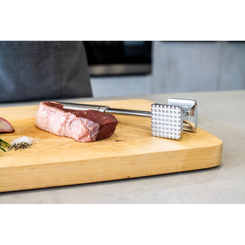Professional Long Oval Handled Meat Tenderiser Hammer