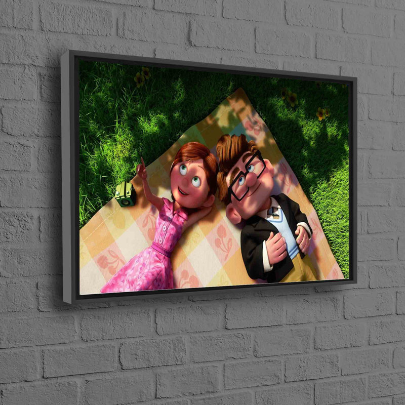 Print on Canvas, Framed Print without Mat, Black, 40 cm H x 60 cm W