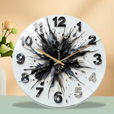Horloge murale unique 12 po