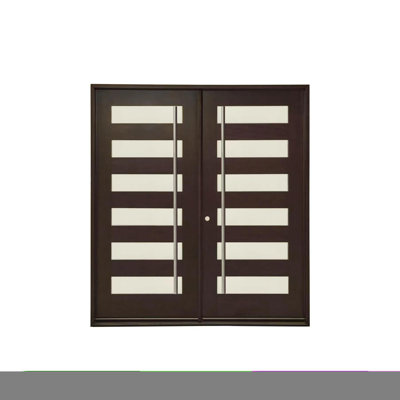 Paneled Wood Front Entry Doors